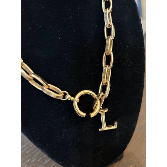 joolz by Martha Calvo Initial Lariat "L" Gold - Picture 6 of 8